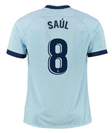 2019-20 Atletico Madrid Third Away Soccer Jersey Shirt Saúl 8